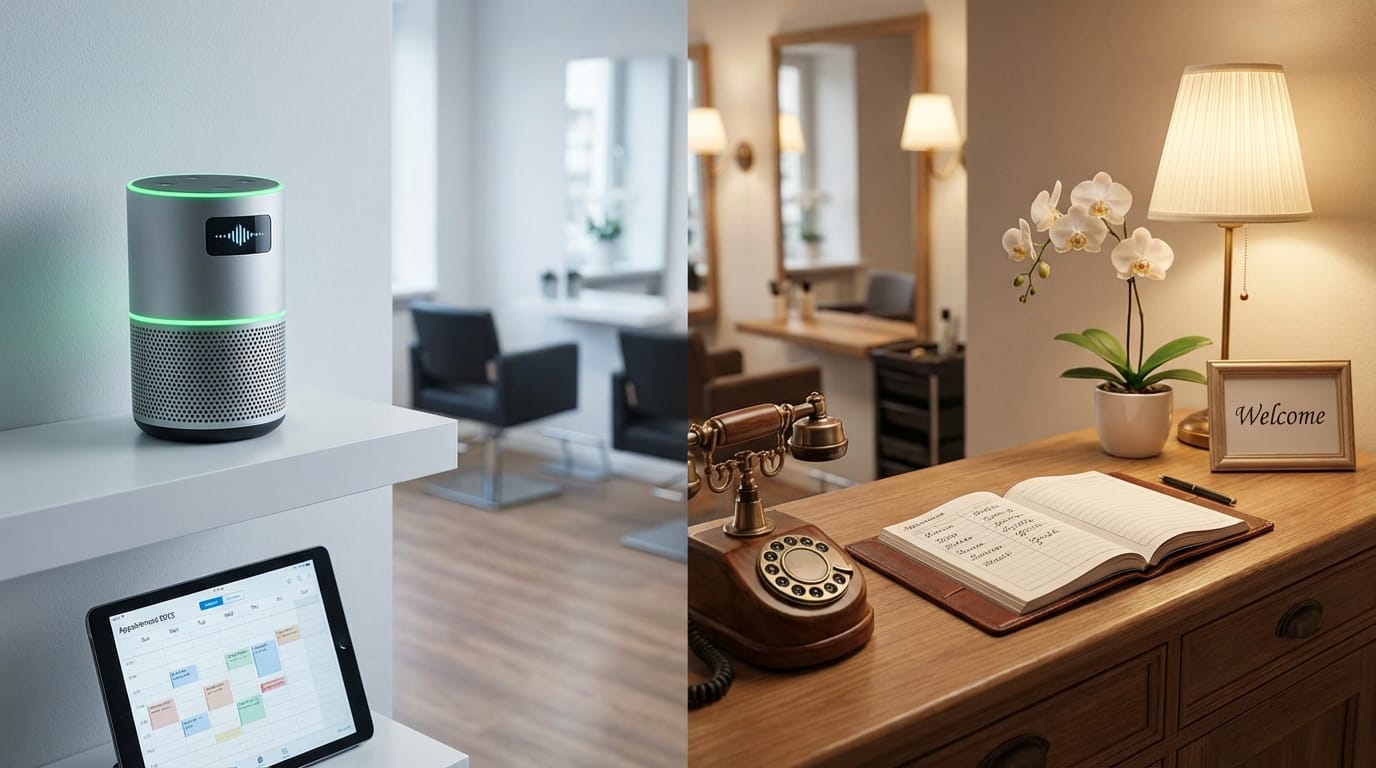 Chatbot IA vs Recepcionista Humana en Salones de Belleza: Comparación Real